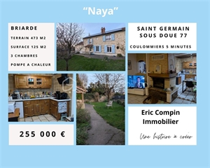 maison ancienne à la vente -   77169  SAINT GERMAIN SOUS DOUE, surface 125 m2 vente maison ancienne - UBI456265100